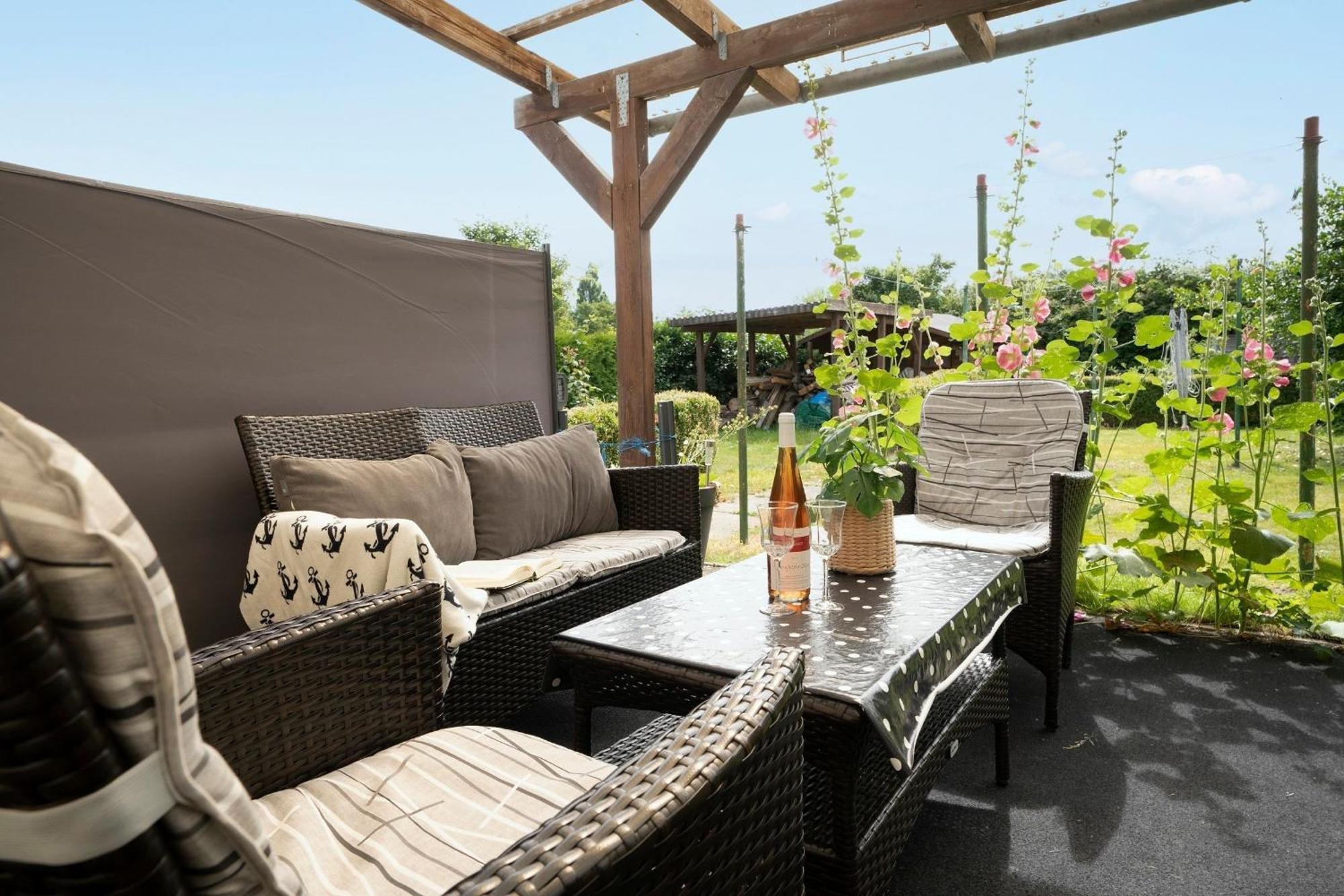 Haus Waldfrieden Ferienhaeuschen Waldfrieden Apartment Haffkrug Bagian luar foto